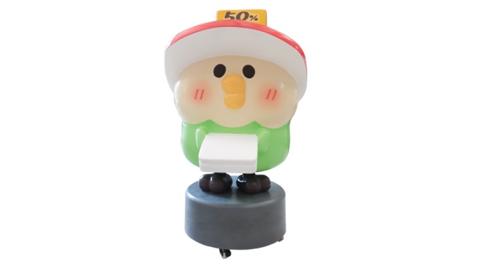 FRP Cartoon Sculpture: A Fusion of Cute IP and Commercial Atmosphere